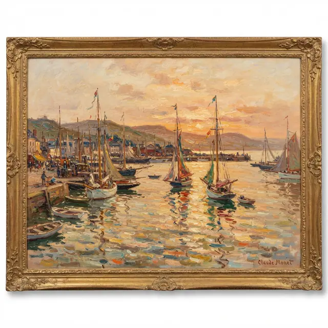 Golden Hour Harbor