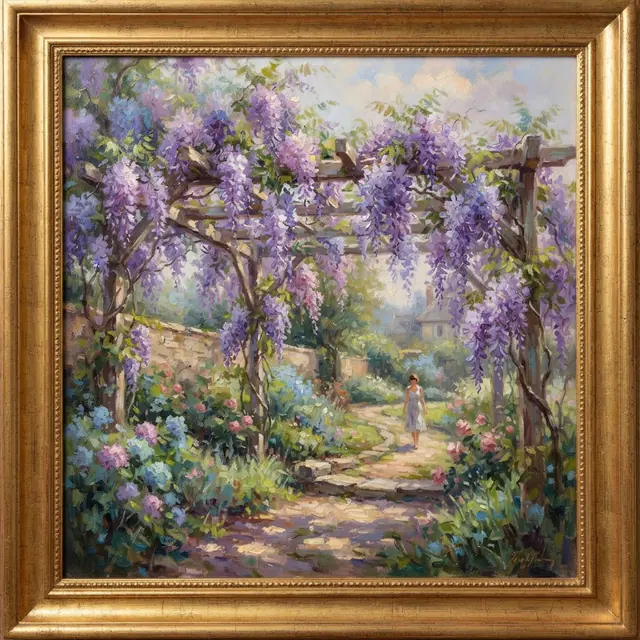 Wisteria at the Garden Gate