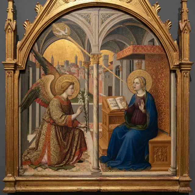 The Annunciation with Angel Gabriel