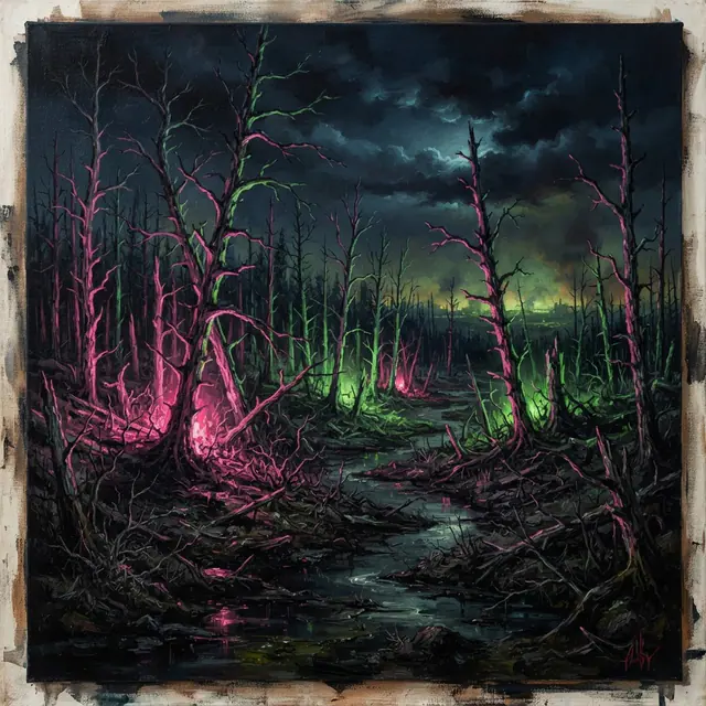 Neon Pastoral I
